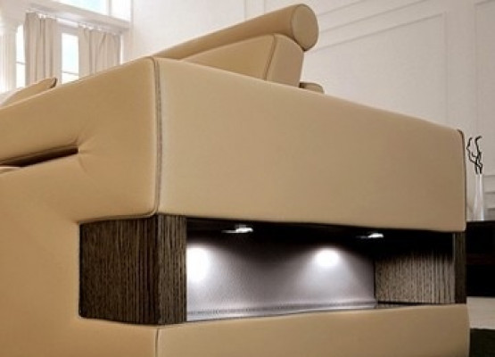 Sofa set, bank, bank, bekleding, zit, lederen set, woonlandschap, licht Nassau.