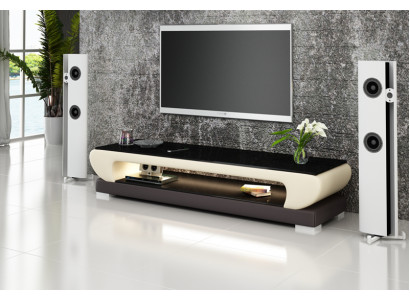 RTV TV-meubel Lederen Glas Tafel TV-kast Decor Tafel Designer