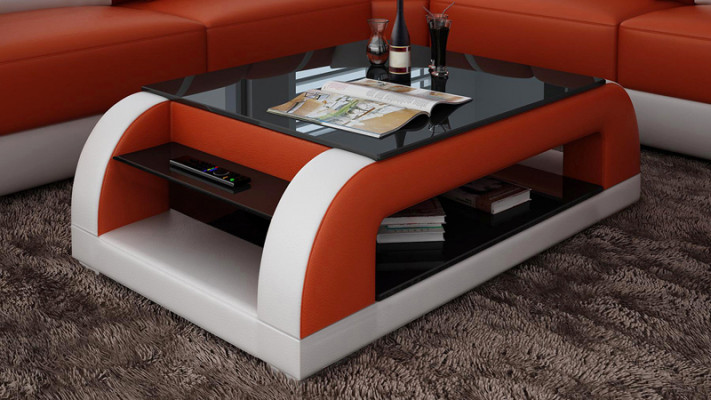 Salontafel Tafel Salontafels Glazen tafel Design bijzettafel CT9012