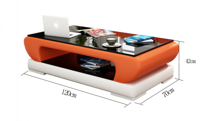 Salontafel Tafel Salontafels Glazen tafel Designer Bijzettafel CT9002