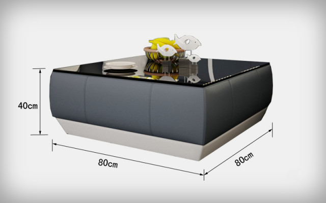 Salontafel Tafel Salontafels Glazen tafel Tafels Ontwerper Bijzettafel Nieuw SR4405