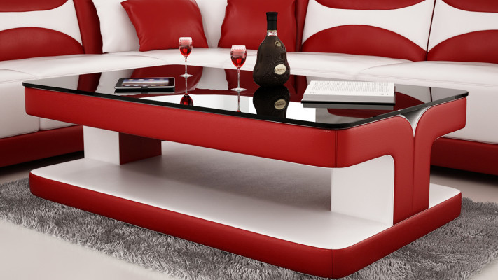 Salontafel Tafel Salontafels Glazen tafel Tafels Designer Bijzettafel Nieuw SR4408