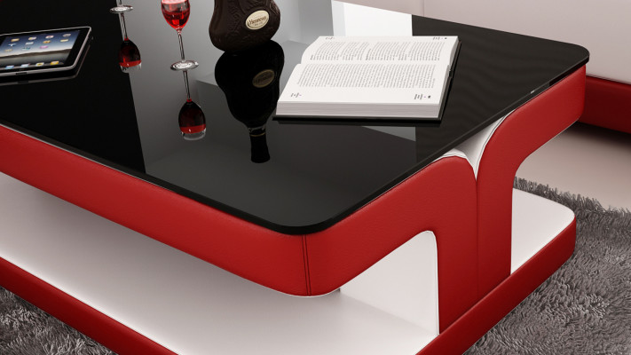Salontafel Tafel Salontafels Glazen tafel Tafels Designer Bijzettafel Nieuw SR4408