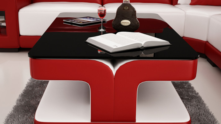 Salontafel Tafel Salontafels Glazen tafel Tafels Designer Bijzettafel Nieuw SR4408
