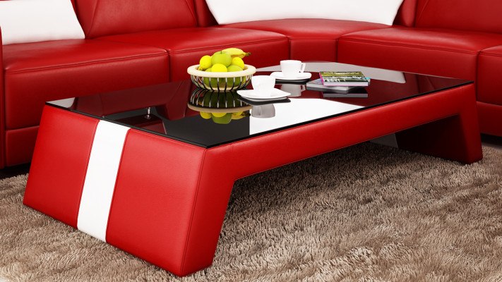 Salontafel Tafel Salontafels Glazen tafel Tafels Designer Bijzettafel Nieuw SR4410