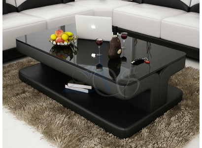 Ontwerper salontafel gestoffeerde tafel leer glas moderne tafels glas