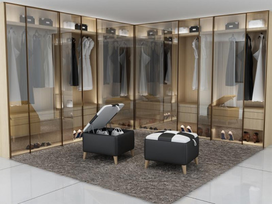 Hocker Daulet FT010 Hocker Bank Zits voetenbank Ottomaanse poef Nieuwe poefbos