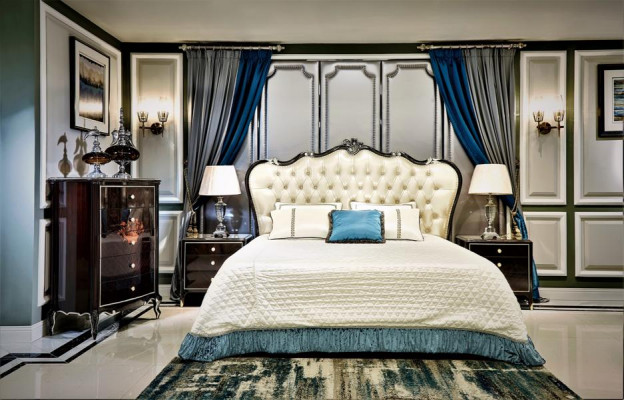 Chesterfield Design Nachtkastje voor slaapkamer 2x Italiaanse meubels 4 delige set Nieuw