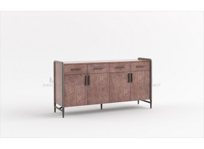 Ladenkast Dressoir Houten kast Woonkamer Houten Design Sidetable
