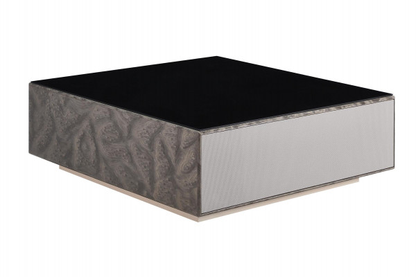 Salontafel Zwart Nieuw Creatief Glas Modern Design Meubels Luxe Woonkamer Hout