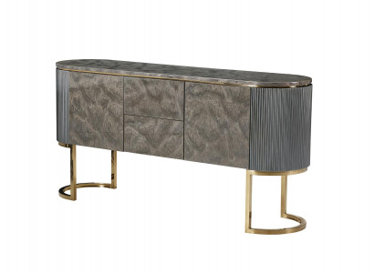 Console Modern Design Meubels Hout Luxe Donkergrijs Creatieve Woonkamer.