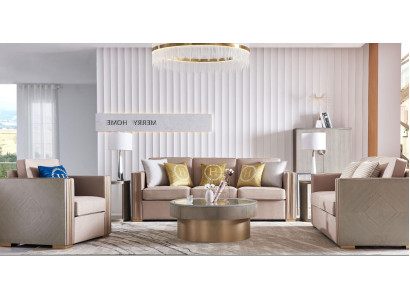 Sofagarnituur Bekleding 311 Zits Set Ontwerp Banken Textiel Modern Garnituur