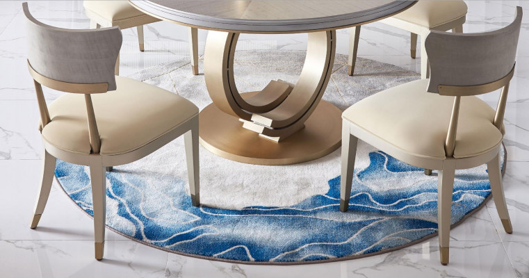 Ontwerp Ronde Tafel 4 Stoelen Eetkamerstoelen Ronde Tafel Set Hout