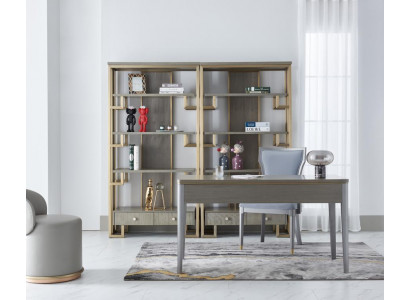 Designbureau inrichting Dubai luxe stijl meubels bureau vitrine stoel