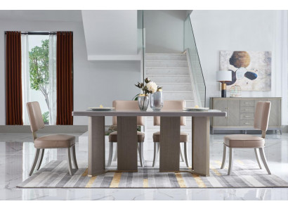 Luxe eetkamerstoelen Hoogwaardige hotelinrichting Leunstoel set