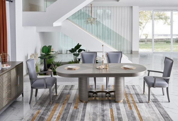 Ontwerpstoelset 6x luxe stoelen zitkussen groep fauteuilset compleet nieuw