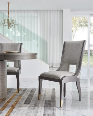 Ontwerpstoelset 6x luxe stoelen zitkussen groep fauteuilset compleet nieuw