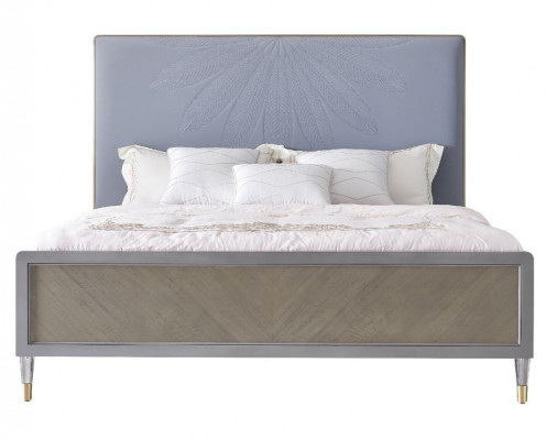 Bed 2x Nightstand 3-piece Bedroom Set Design Decor Modern Luxury Beds