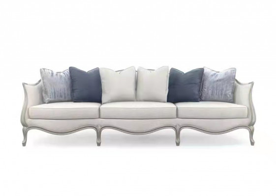 Ontwerpbank 3-zits stoffen bank bank sofa gestoffeerde banken woonkamer driezits meubels