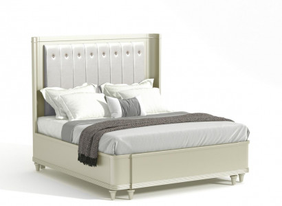 Bed met luxe design 180 x 200 cm stofbedden leer Moderne slaapkamer