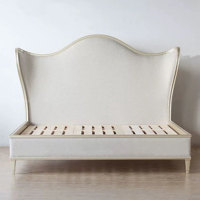 Houten designbed, dubbel luxe huwelijk modern hotelframe slaapkamer