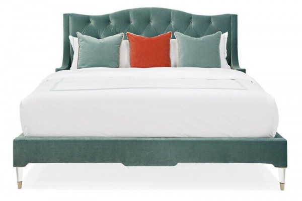 Bedden Chesterfield slaapkamer leren bed gestoffeerd design luxe tweepersoons hotel