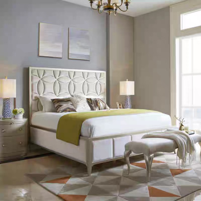 Klassiek bed Tweepersoonsbed Bedden Houten landhuisstijl Echt hout