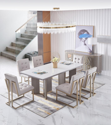 Eetkamertafel Ontwerper Luxe Meubels Houten Tafels 180x90cm Woonkamer