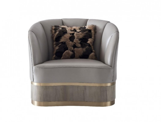 Fauteuil Ontwerper Stoel Bekleding Relax Stof Textiel Leer Lounge Club Eenpersoons Nieuw
