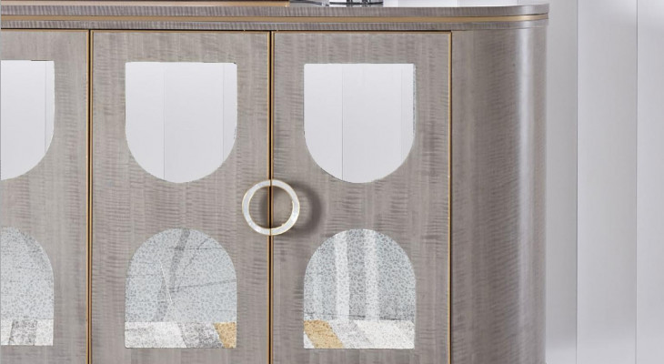 Kast Kasten Ontwerper Bord Kasten Hout dressoir Plank