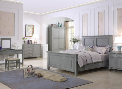 Bedden Slaapkamer Dubbel Hout Nieuw Landhuis Ontwerp Luxe Hotel