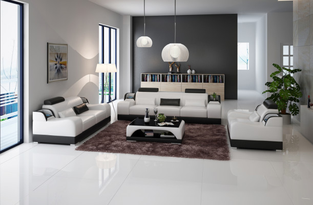 Bankstel Bank Zitbank 3+2+1 Compleet Set Modern Nieuw Woonkamer Bank
