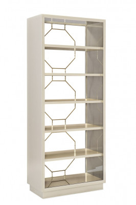 Regaal scheidingswand Regaal dressoir Vitrine RVS hout Luxe inrichting Meubels