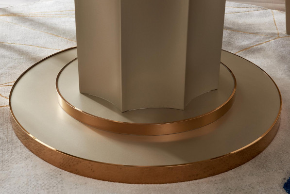Ronde tafel van roestvrij staal Eettafel Vergadertafel Keukentafels