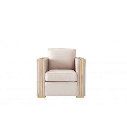 Designer woonkamerinrichting Fauteuil Eenzit Polster Bank Bank