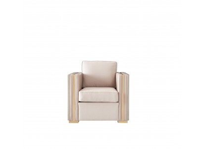 Designer woonkamerinrichting Fauteuil Eenzit Polster Bank Bank