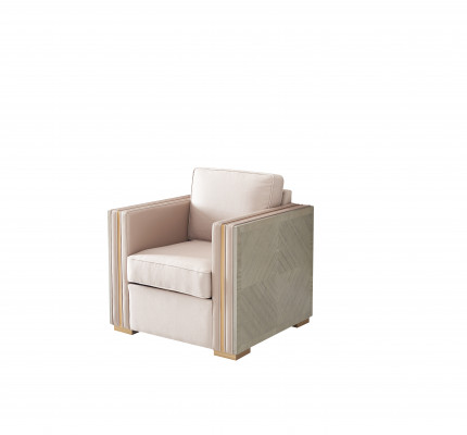 Designer woonkamerinrichting Fauteuil Eenzit Polster Bank Bank