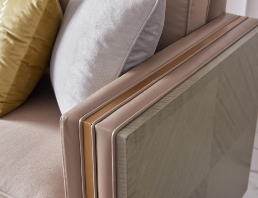 Designer woonkamerinrichting Fauteuil Eenzit Polster Bank Bank