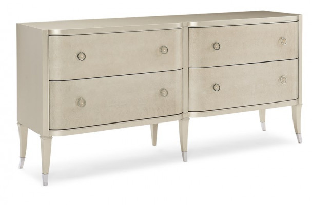 Moderne commode luxe Italiaans design meubels gestoffeerde houten console dressoir laag