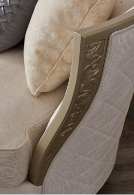 Fauteuil Hotel Bekleding Stoelen Woonkamer Moderne fauteuil Italiaanse stijl