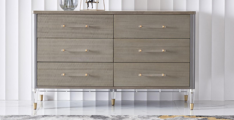 Ontwerp ladekast 6 laden dressoir lage kast kast commode