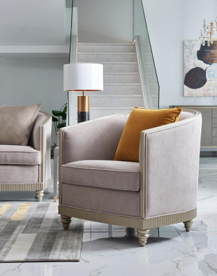 Fauteuil met één zitplaats Koninklijke stoel Troon Kussen Loungestoel Bank Hotel