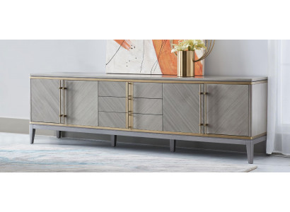 Ontwerp dressoir decoratie zijbord lage kast kast woonkamerrek