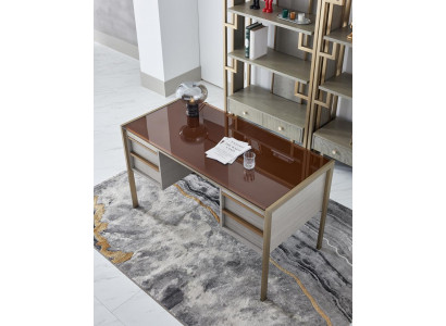 Luxe bureau tafel bureau chef tafels kantoor inrichting meubels.