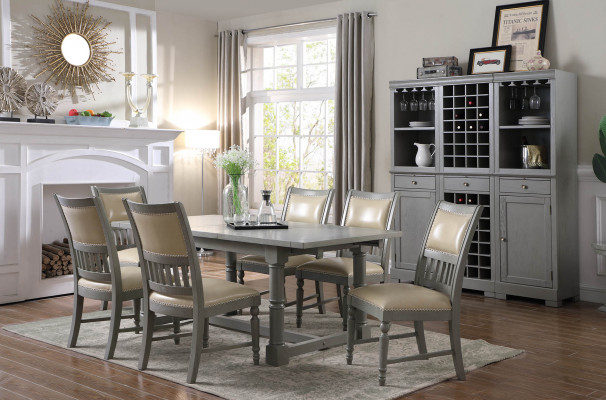 Luxe meubels eettafel eetkamer woonkamer tafel hout design tafels