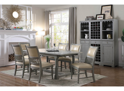 Luxe meubels eettafel eetkamer woonkamer tafel hout design tafels