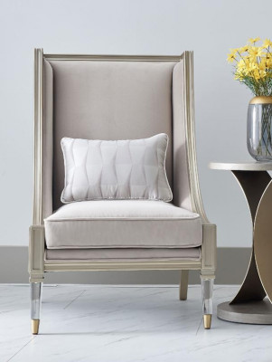 Klassieke oorfauteuil Fauteuil Bank Bank Bekleding Zit Lounge Relax Club Stof