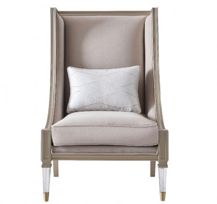 Klassieke oorfauteuil Fauteuil Bank Bank Bekleding Zit Lounge Relax Club Stof