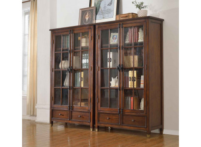 Vitrine Klassieke vitrinekast Vitrinekast Vitrinekasten Houten kast