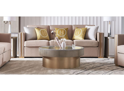 Moderne tafel salontafel bijzettafel bank ontwerp woonkamer roestvrij staal